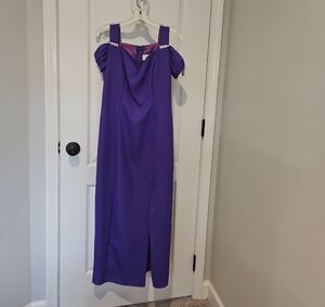 Elegant Purple Evening Dress
